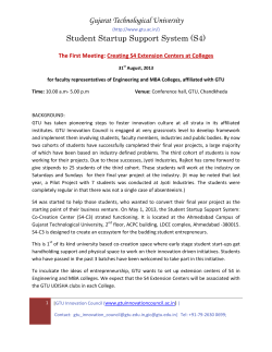 Invitation to Faculty Members of Engineering and MBA: Register for S4 Workshop of 31st August 2013 for establishing S4 Extension Center at your College