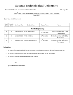 Textile Engineering (Branch Code-25)