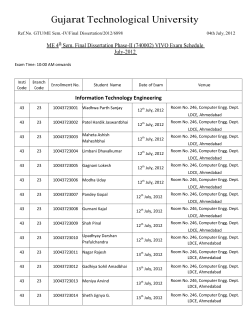 Information Technology Engineering (Branch Code-23)