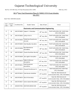 Electronics and Communication Engineering (Branch Code-04,05,06,26,27)
