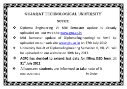 Notice for Diploma Engineering students