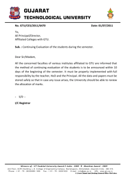 Continuing Evaluation of the students during the semester