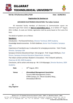 Seminar on ADVANCED ELECTRONICS EDUCATION: The Indian Context