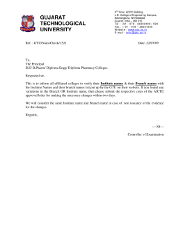 Institute Name Branch Verification