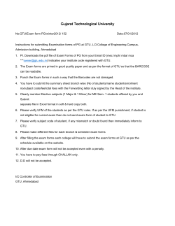 Instructions for Exam Forms