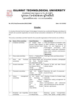 Committees member list for second annual Convocation