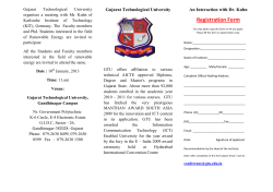 An Interaction with Dr.Kuhn on 10th Jan. 2013 at GTU, Gandhinagar.