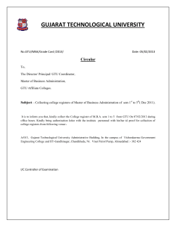 Collecting college registers of Master of Business Administration of sem 1st to 5th( Dec 2011).