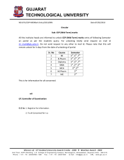 CEP (Mid -Term) marks