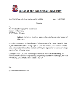 Collection of college registers(Record of students) of Master of Pharmacy.