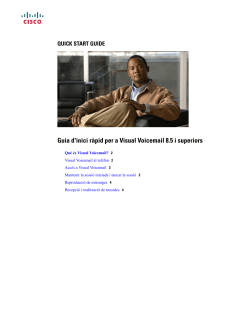 Guia d'inici r&Atilde;&nbsp;pid per a Visual Voicemail 8.5 i superiors