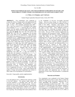 Proc. West. Sec. Am. Soc. Anim. Sci. Vol. 54