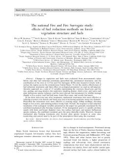 The national fire and fire surrogate study: ecological consequences of fuel reduction methods in seasonally dry forests.
