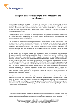 stand-alone pharmaceutical development and bio-manufacturing facility