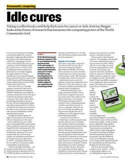 Community Computing - Idle Cures