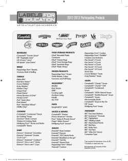 Products for Campbells