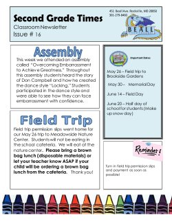 May 4 2016 newsletter