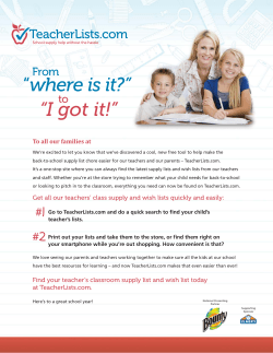 teacherlist fall flyer