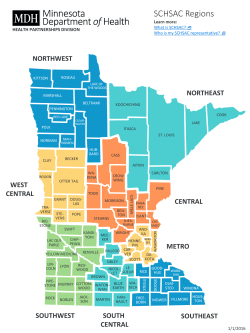 Minnesota SCHSAC Regions (PDF)
