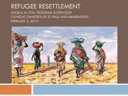 Refugee Resettlement (PDF)