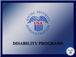Disability Programs (PDF)
