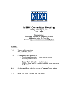 Agenda and handouts (PDF: 138KB/6 pages)