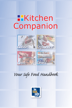 Kitchen Companion: Your safe food handbook (PDF: 3.2MB/27 pages)