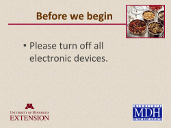 Introduction, Deborah Durkin, MDH (PDF: 723KB/13 pages)