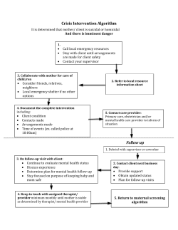 Crisis Intervention Algorithm (PDF: diagram)
