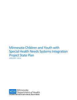 CYSHN Systems Integration Project State Plan (PDF)