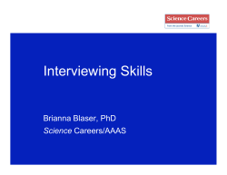 Interviewing Skills Slides (PDF)