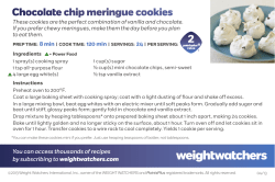 Chocolate Chip Meringue Cookies
