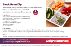 Black Bean Dip
