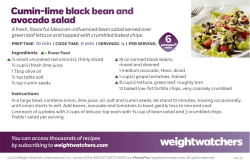 Cumin-Lime Black Bean and Avacado Salad