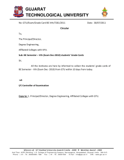 BE Semester &ndash; Vth (Exam Dec-2010) students' Grade Card