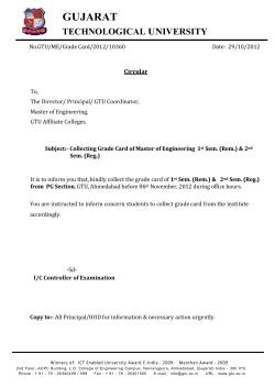 Collecting Grade Card of Master of Engineering 1st Sem. (Rem.) & 2nd Sem.(Reg.)