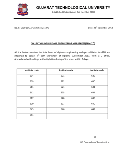 Collection of Diploma Engineering Mark sheet (Sem-7th)