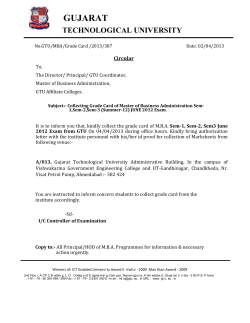 Collecting Grade Card of Master of Business Administration Sem- 1,Sem-2,Sem-3 (Summer-12) JUNE 2012 Exam.