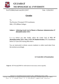 Collecting Grade Card of Master of Business Administration 4th (Remi)December 2011