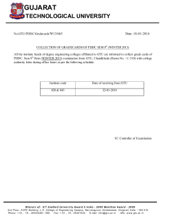 COLLECTION OF GRADE CARDS OF PDDC SEM 8th (WINTER 2013)