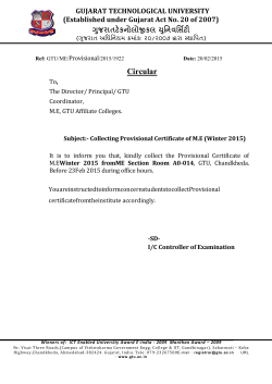 Collecting Provisional Certificate of M.E (Winter 2015)
