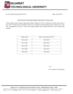 Circular Sem-8 Winter-2014(Who have not applied in Recheck/Reassessment student only )