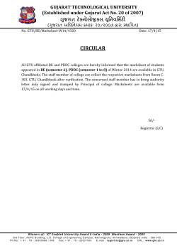 Collection of Mark sheet BE (semester 6), PDDC (Semester 1 to 8) of Winter-2014