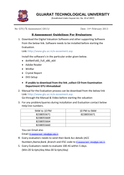 E-Assessment Guidelines for Evaluators