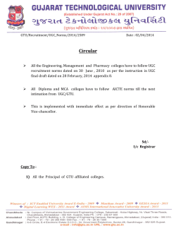 All GTU affiliated Engineering, Pharmacy MBA colleges have to follow UGC recruitment norms