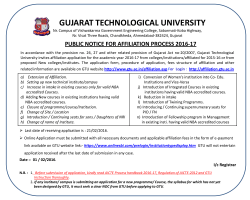 Public Notice for Affiliation 2016-17.