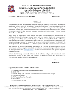 Circular regarding Persons with Disabilities (PwDs)