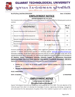 Recruitment for contract based employment