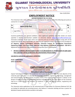 Recruitment for contract based employment