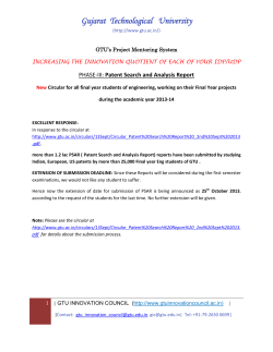 PHASE-III: Patent Search and Analysis Report
